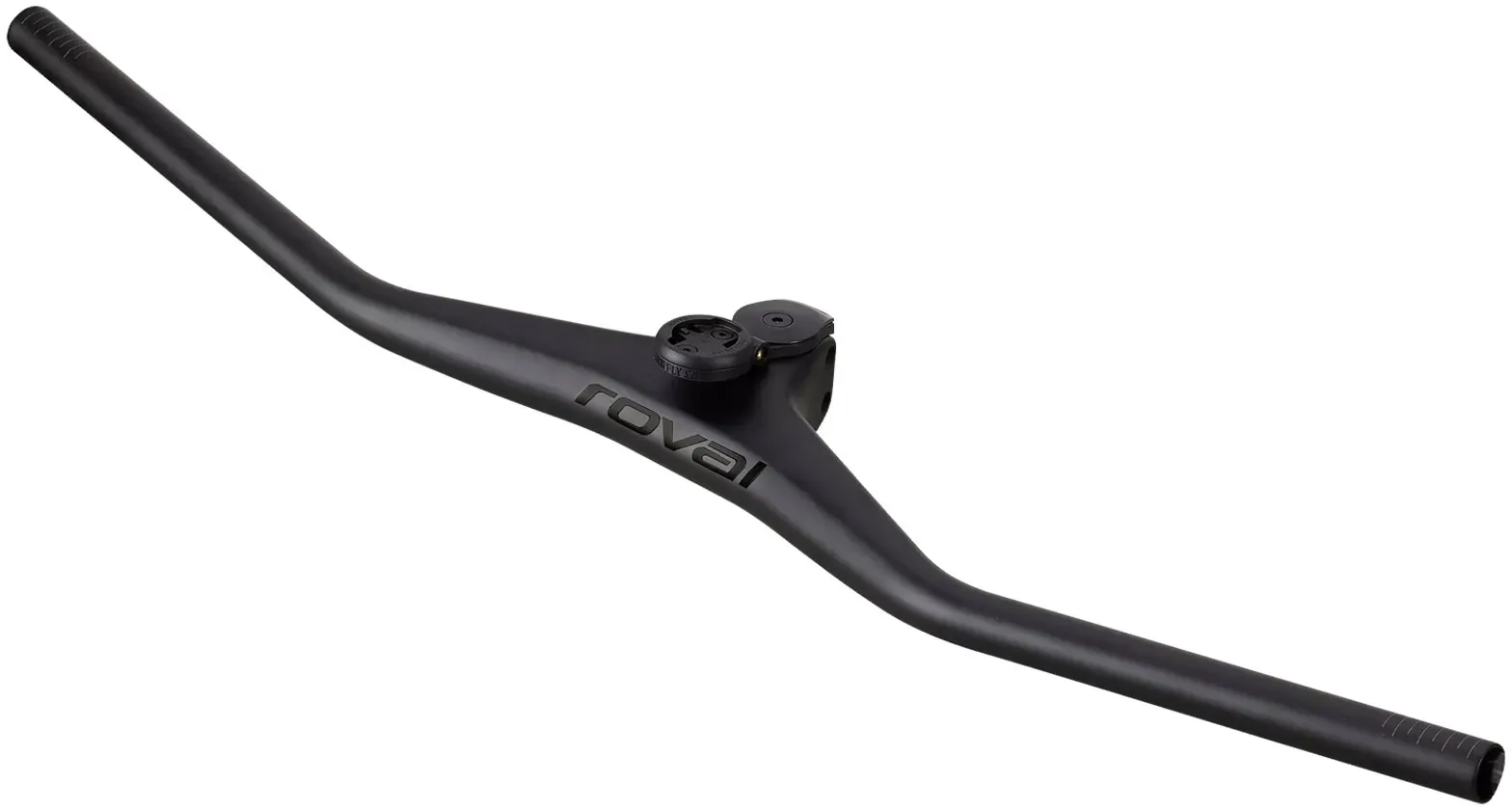 Specialized Roval Control II Cockpit Carbon Lenker-Vorbaueinheit - Satin Carbon/Gloss Black Chrome - 70mm x 760mm