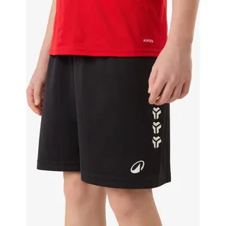 Kinder Handball Shorts - H100 schwarz schwarz 161-172cm 14-15J