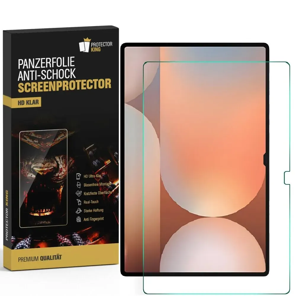 1x Panzerfolie für Samsung Galaxy Tab S10 FE Anti-Shock HD klar Displayschutz Schutzfolie Screen-Protector, Anti Stoß, Anti-Kratz, Anti-Schmutz