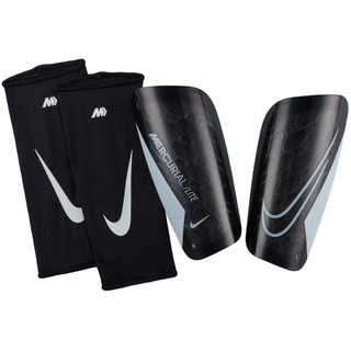 Nike Mercurial Lite Fußball-Schienbeinschoner Black/Black/White XL