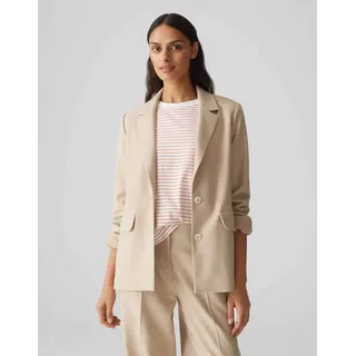 Opus Damen Blazer | Strukturierter Blazer JAOMI Regular mit Leinen Soft Oat, 38 - 38