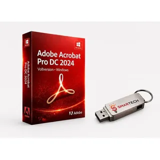 Adobe Acrobat Pro DC 2024 Vollversion / Windows / Kein Abo + USB-Stick