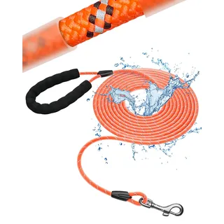 Toozey Schleppleine für Hunde - Wasserdicht & Reflektierend für Sicherheit - Leicht, Stark & Robust, Trainingsleine mit Handschlaufe, 5m/10m/15m/20m für Kleine, Mittlere & Große Hunde