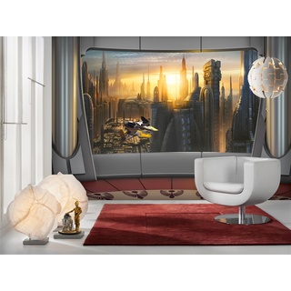 KOMAR Fototapete Star Wars Coruscant View 368 x 254 cm