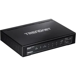 Trendnet 5xRJ-45, 1xSFP, 2K MAC 50/60Hz (6 Ports), Netzwerk Switch, Schwarz