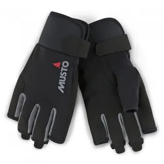 Musto Unisex Essential Sailing Short Finger Glove S, BlackOne
