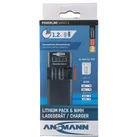 Universalladegerät Ansmann Powerline Vario mit verschiebbaren Ladekontakten für Akkupack, Kamera, Camcorder, Telefon, AA, AAA