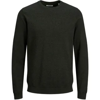 JACK & JONES Dünner Langarm Strickpullover Rundhals Basic Sweater Shirt Jumper JJEBASIC