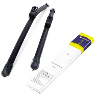 Michelin Perfect Fit 111 Scheibenwischer Set | Opel Adam, Ford Fiesta 7, Peugeot 208 | 650/400mm | Gelenkfreie Wischerblätter | Perfekte Passform, Geräuscharm | Nachhaltige Verpackung
