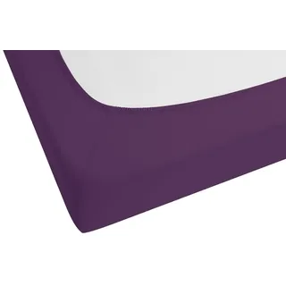 Jersey 140 x 200 - 160 x 200 cm dunkelviolett