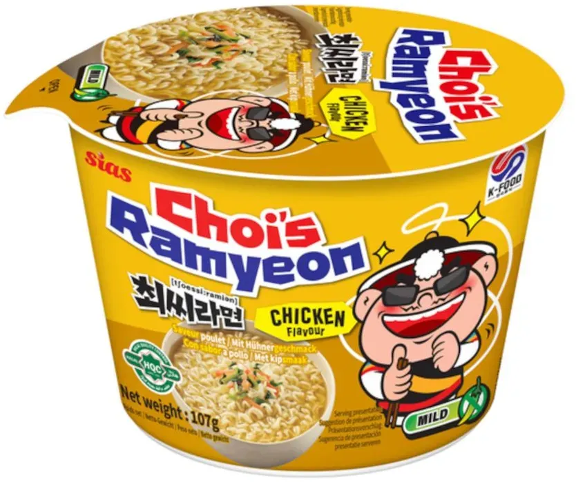 Choi's Instant Nudeln Chicken 107g Becher