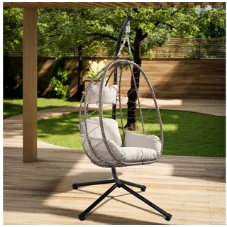 Juskys Korbhängesessel Aria Beige