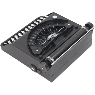 Antikes Schreibmaschinen-Modell, ideales Geschenk, Heimdekoration, schwarz, tragbare Schreibmaschine für Büro