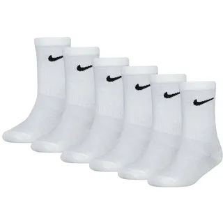 Nike 6 Pack Crew Bianco 001 5-7 Anni