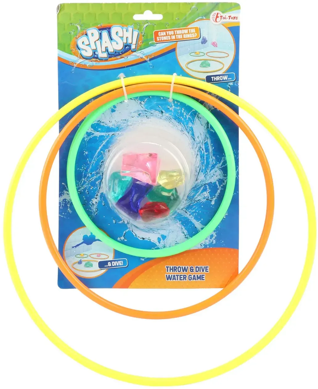 Toi-Toys - SPLASH Ringwurfspiel für Unterwasser Tauchspiel