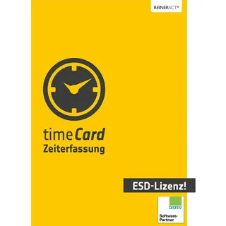 Reiner, Zeiterfassungssystem, SCT ESD timeCard 10 Zeiterfassung Jahreslizenz fuer 250 MA