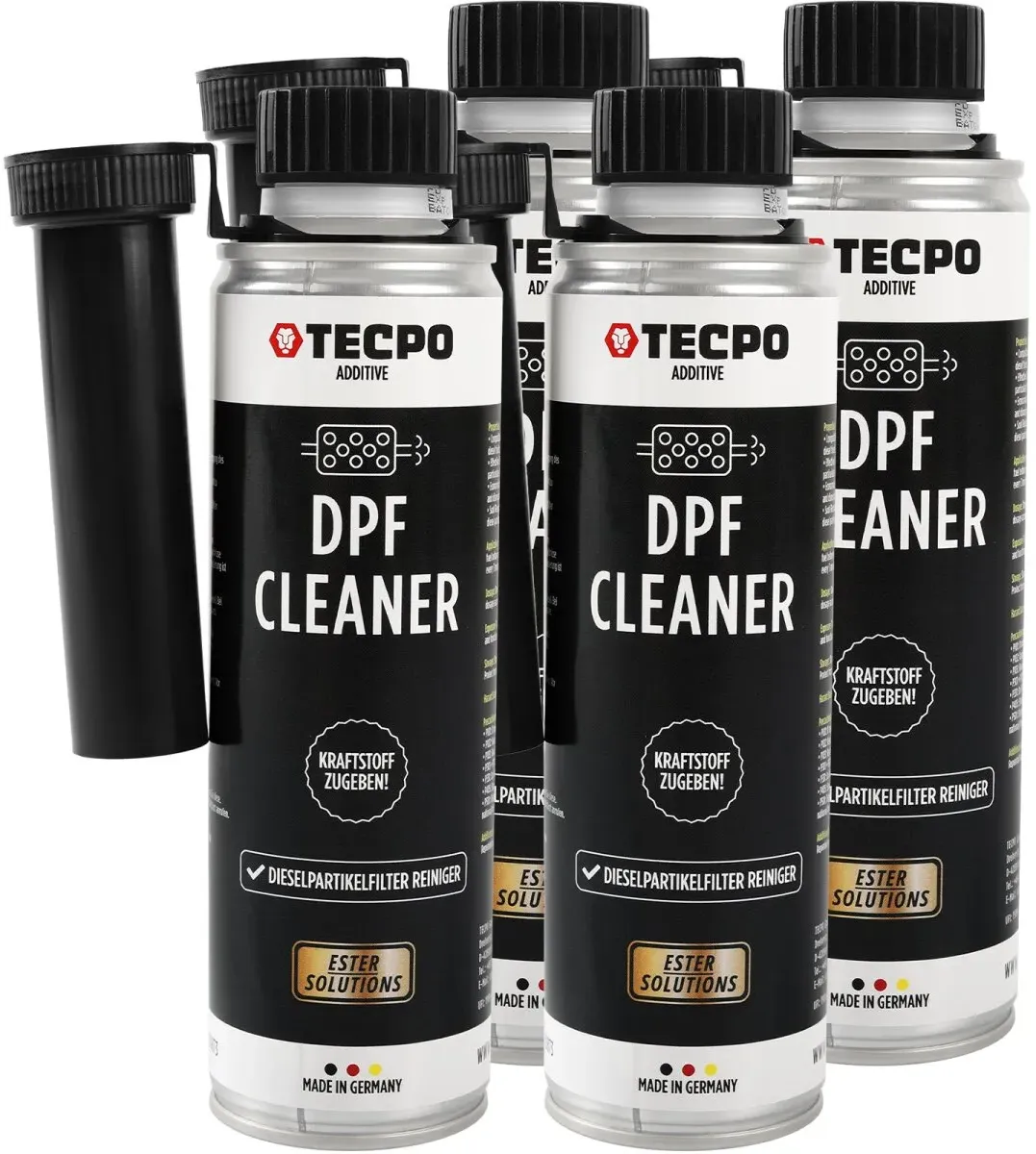4x 300 ml TECPO DPF Reiniger ESTER