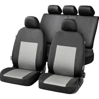 CarComfort Autositzbezug-Set Belmont schwarz-grau