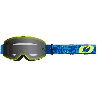 O'Neal Oneal B-20 Strain V.22 Motocross Brille, blau-gelb für Männer