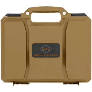 GSG Pistolenkoffer 29,5x21,5x8 cm Würfelschaum (US Tan)