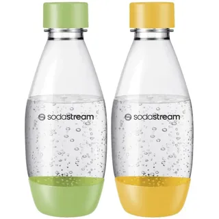 Sodastream Fuse PET-Flasche 2 x 0,5 l grün/orange 