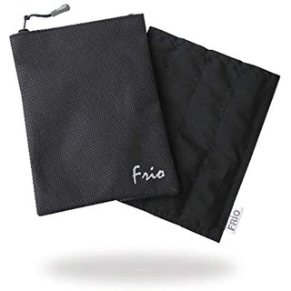 FRIO VIVA GROß | Diabetiker Insulin Tasche 19 x 14 cm | für bis zu 4 Insulin Pens | Kühlt mit kaltem Wasser I Keine Kühlakkus notwendig (Schwarz)