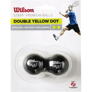 Wilson Staff Squash 2 Ball DBL YE DOT
