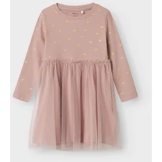 NAME IT Mädchen Nmfnadja Dress Noos Kleid, Deauville Mauve, 110 EU