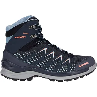 stahlblau/lachs 42