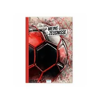 Trötsch Zeugnismappe A4 wattiert Fußball