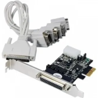 Longshine LCS-6324P - PCIe - Seriell - PCIe 1.1 - Oxford OX954 - 230,4 Kbit/s - 128 B, Kontrollerkarte