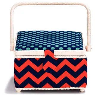 Prym 612299 Nähkorb Geometry M, Mehrfarbig