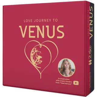 Pfirsich & Aubergine Love Journey to Venus - Sex Gaming Cards for 2 Adults, Hot Love Games for Couples, The Sexy Relationship Card Game Gift for Perfect Date Nights