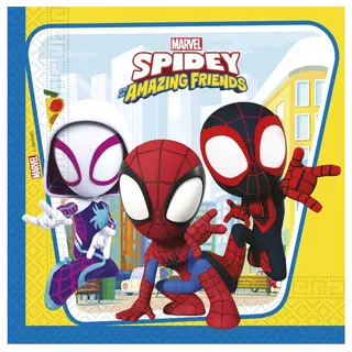 Procos Spidey & Seine Super Freunde 20 Servietten | Spiderman