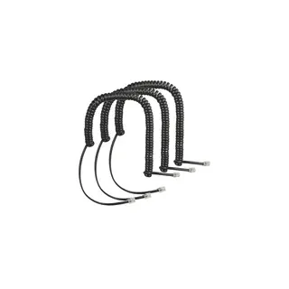 Auerswald Spiralkabel-3er-Set COMfortel-Handset