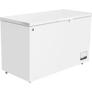 METRO Professional Gefriertruhe GHF2300, Stahl / Aluminium, 112.5 x 61 x 83.5 cm, 300 L, 95 W, 1 Korb, LED-Beleuchtung, 4 Rollen, mit Schloss, weiß