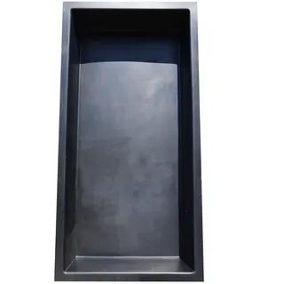 GFK Rechteckbecken (Schwarz) 300 x 150 x 45cm Rechteckiges Teichbecken