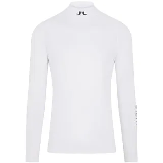 J.Lindeberg Golf Aello Soft Compression Herren Mock weiss