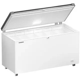 Liebherr Gefriertruhe EFL 4656 in Weiß mit Edelstahldeckel - 404 l