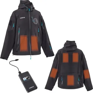 Arebos Akku Winterjacke Sportjacke Outdoor Jacke beheizbar Thermojacke m
