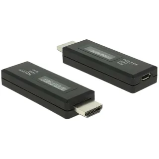 DeLock 63327 HDMI-A 19 pin USB Type Micro-B Black