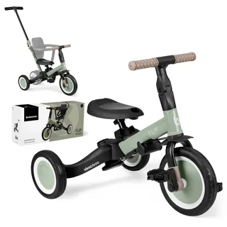 KIKKABOO Flip 5 in 1 Stahlrahmen rutschfeste Griffe einstellbar umbaubar, grün