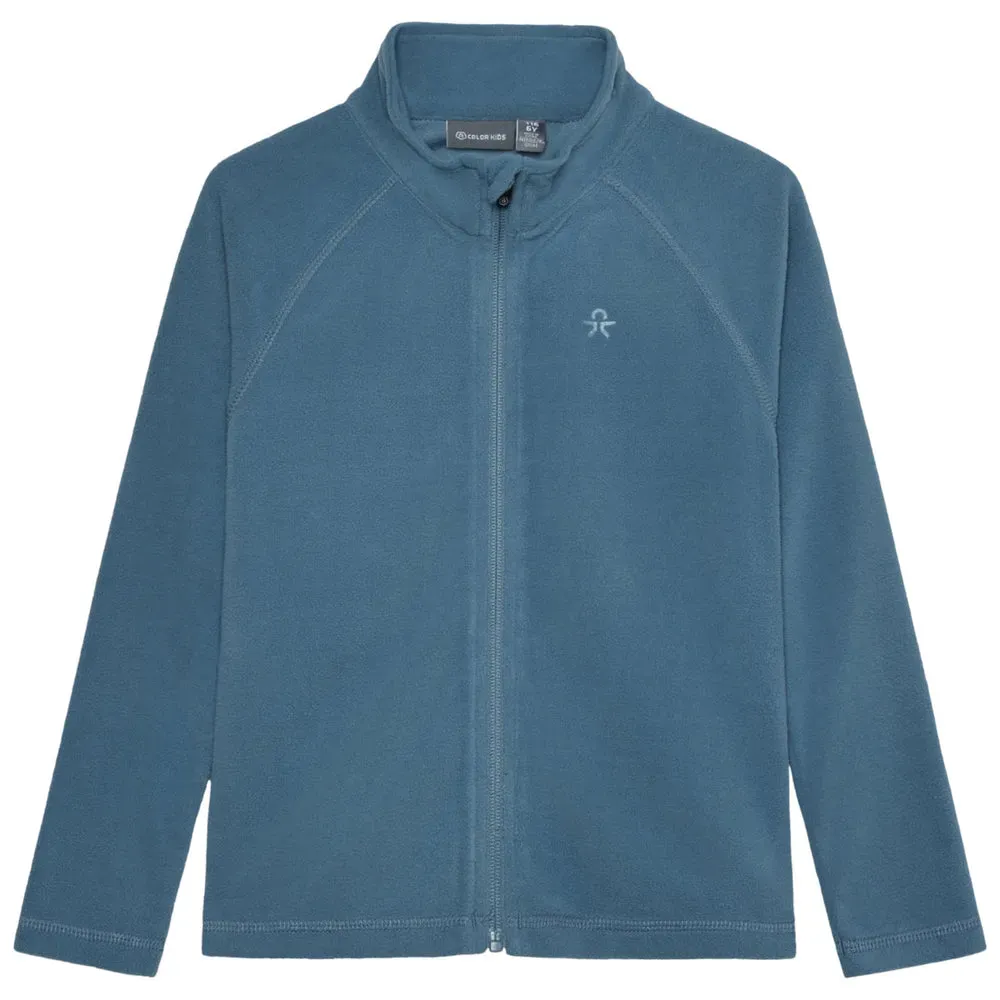 ColorKids Fleece Jacke Kinder - blau-7450 / 140
