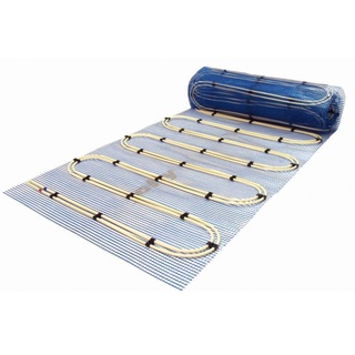 Jollytherm Aquaheat Warmwasser Fußbodenheizung - Set mit Heizmatte und Anschlußteilen: 2.50m2
