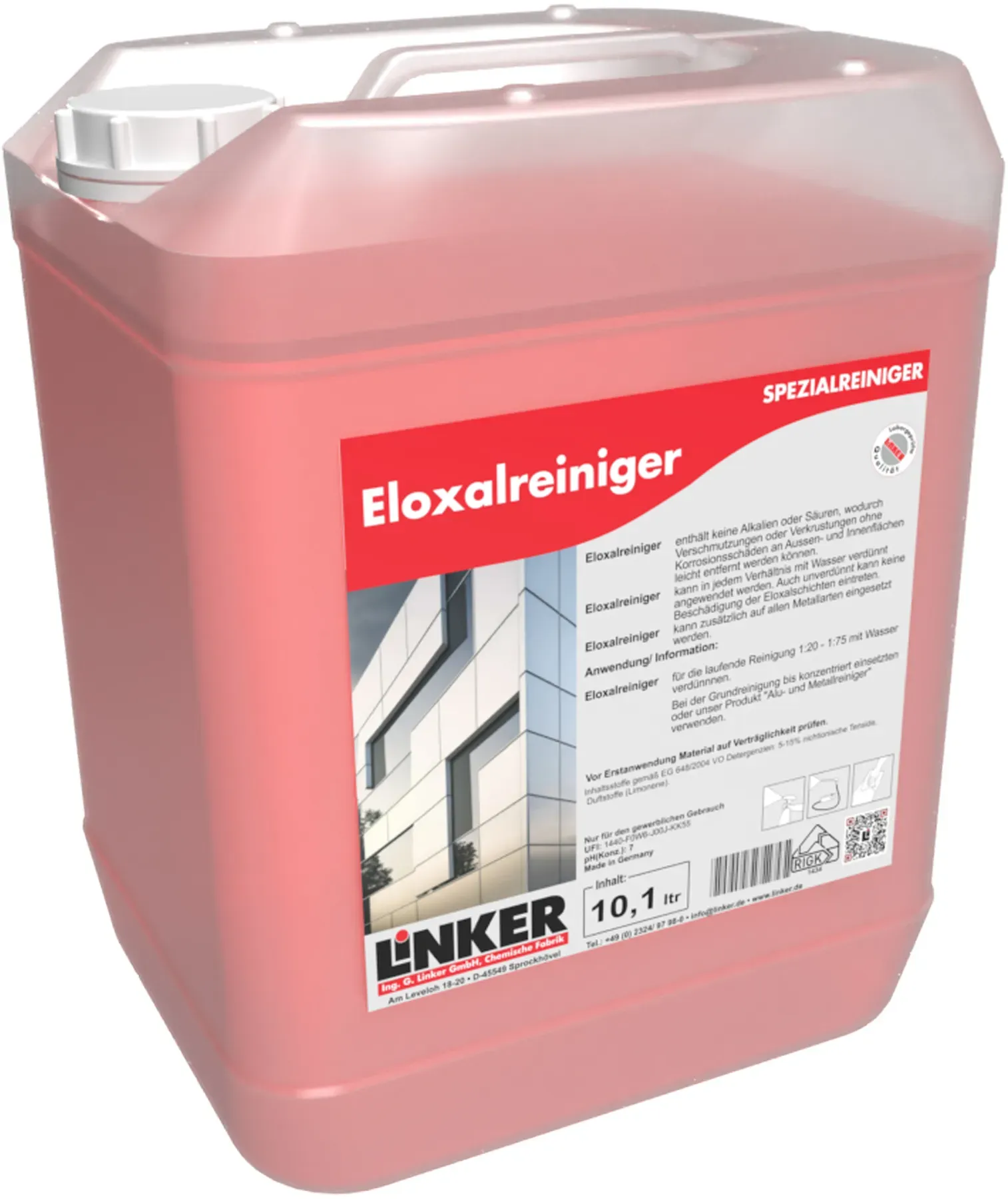 Linker Eloxalreiniger 10 Liter Kanister