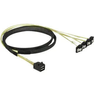 DeLock SATA- - SAS-Kabel / SAS 6Gbit/s - 4x Mini SAS HD (SFF-8643)