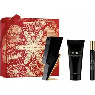 Carolina Herrera Bad Boy Eau de Toilette 100 ml + Eau de Toilette 10 ml + Duschgel 100 ml Geschenkset 		