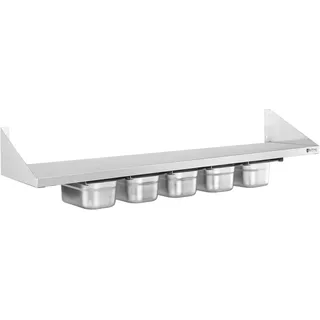 Royal Catering Gewürzbord - 5 x 1/4 GN - 120 cm RCWR-5 GN1/4