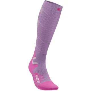 Bauerfeind Ski Touring Kompressionssocken Damen Lila 35-38