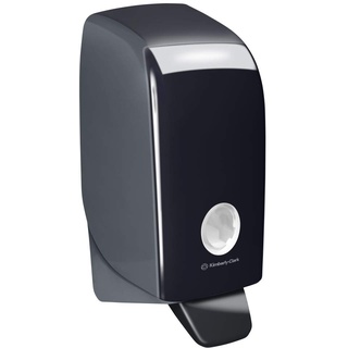 Kimberly-Clark Professional Aquarius Seifenspender 7173 – 1 x wandmontierter Seifenspender Schwarz (Nachfüllmenge 1 Liter)